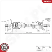 ESEN SKV Antriebswelle 40SKV356