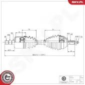 ESEN SKV Antriebswelle 40SKV288