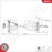 ESEN SKV Antriebswelle 40SKV095