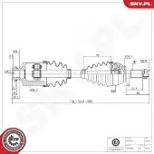 ESEN SKV Antriebswelle 40SKV227