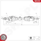 ESEN SKV Antriebswelle 40SKV354