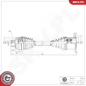 ESEN SKV Antriebswelle 40SKV023
