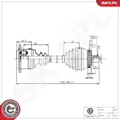 ESEN SKV Antriebswelle 40SKV304