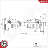 ESEN SKV Antriebswelle 40SKV164