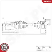 ESEN SKV Antriebswelle 40SKV381