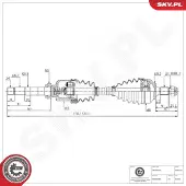 ESEN SKV Antriebswelle 40SKV193