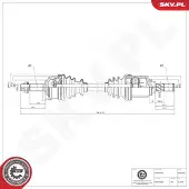 ESEN SKV Antriebswelle 40SKV060