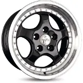 KESKIN 18 Zoll KT2 5x130 ET52 Alufelgen BLACK LIP POLISH