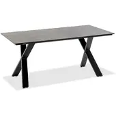 Niehoff Noah Tisch Aluminium X-Gestell Anthrazit/HPL