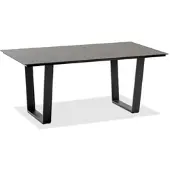 Niehoff Noah Tisch Aluminium Trapezkufe Anthrazit/HPL
