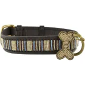 Kampuni Hundehalsbånd blå nile large, 61x3,8 cm