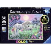 Ravensburger Puzzle Einhörner im Mondschein 100 Teile
