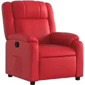 vidaXL Relaxsessel Rot Kunstleder