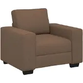 vidaXL Sessel Braun 100x77x82 cm Stoff