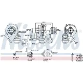Nissens Lader, Aufladung 93202 für MITSUBISHI VW