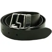 Lacoste Gürtel Plain Leather Belt W85 Noir - kürzbar
