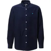 Scotch & soda Solid Corduroy Hemd Schwarz