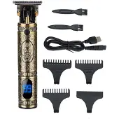 INF Elektrischer Haarschneider und Trimmer im stylischen Retro-Design Bronze