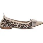 Stefano lauran Damen Ballerinas Ivonne - Beige - Größe 37