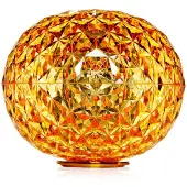 Kartell Planet Tischleuchte Small Gelb - , Planet, Gelb, für Wohnzimmer, Kunststoff, Design
