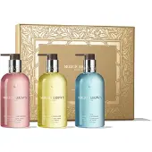 Molton Brown Molton-Brown Handpflege HandseifenFloral & Aromatic Handpflege-Geschenkset Edle Flüssige Handwaschseifen Orange & Bergamot 300 ml + Delicious Rhubarb & Rose 300 ml + Coastal Cypress & Sea Fennel 300