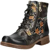 LAURA VITA Schnürstiefelette "Stiefelette Leder/Textil"