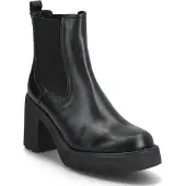Unisa KLINO_STT BLACK, Chelsea Boots, Stiefeletten in Schwarz für Damen, Größe 37