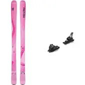 Faction - Ski Set inkl. Bdg. - All-Mountain-Ski - Pack Dancer 1 Pink 2026 aus Holz - Rosa
