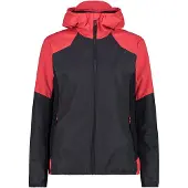 CMP Damen Jacke Jacket Hybrid FIX Hood Schwarz 38