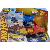 Hot Wheels City Ultimativer 2-in-1 Drachen Transporter