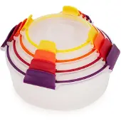 Joseph Joseph Nest Lock 4-tlg. Frischhaltedosen-Set Rund Mehrfa