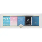 Versace Miniaturen Geschenk-Set 5ml Dylan Turquoise EDT + 5ml Bright Crystal EDT + 5ml Eau Fraiche EDT + 5ml Pour Homme EDT + 5ml Eros EDT