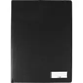 Sigel Einband für Formularbücher EF410, A4, Stifteschlaufe, Einstecktaschen, ohne Inhalt, PU, schwarz