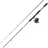 Abu Garcia Fast Attack 240, 10-40g, Zander-Köder, Farbe: Schwarz/Rot
