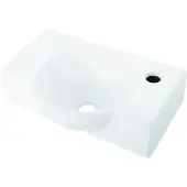 Primaster Gästewaschbecken 40 cm Diego weiß Keramik