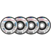 Bosch X451 Fächerschleifscheiben 115mm, T27, CTU, 60 teiliges Set - 2608626163