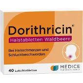 Medice Arzneimittel Pütter GmbH & Co. KG Dorithricin Halstabletten Waldbeere 40 St