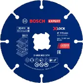 Bosch EXPERT Multi Material Carbide-Trennscheibe, 115 x 1.6 x 22,23 mm, X-Lock, 1-Stück - 2608902374