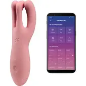 Satisfyer Threesome 4 - App-gesteuerter Klitorisstimulator (Pink)