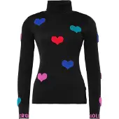 Goldbergh Damen Bacio Long Sleeve Knit Sweater Schwarz