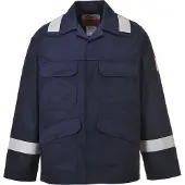 Portwest Arbeitsjacke Flammhemmend FR25" Bizflame Plus - Marine L"