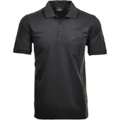 Ragman Herren Poloshirt - Oberteil, Softknit-Polo, Baumwollmischung, Brusttasche, Knopfleiste, kurz, einfarbig