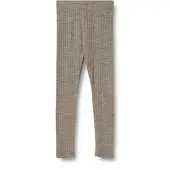 Wheat Agi Leggings Merinowolle, Khaki Melange, 116