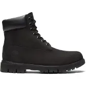 Timberland für Herren. TB1A1JI20011 Stiefel aus Leder Radford schwarz (41.5 W), Wohnung, Schnürsenkel, Lässig