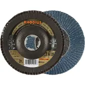 Rhodius 211393 LSZ F1 X-LOCK Fächerschleifscheibe Edelstahl, Stahl 10 St.