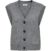 JDY Pullunder in Grau - XS