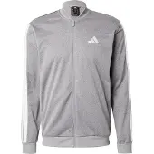 Adidas Standard geschnittene melierte Sweatjacke