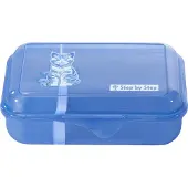 Step by step Lunchbox "Cat Lilly", Blau