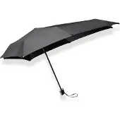 Senz Manual faltbares Sturmschirm pure black