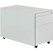 Mauser Schubladencontainer mit Rollen, 570x800, 1 Schub, 1 Hängereg., lichtgrau